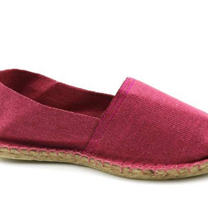 Sangria plain basque espadrilles for wholesale by Maison Joseph