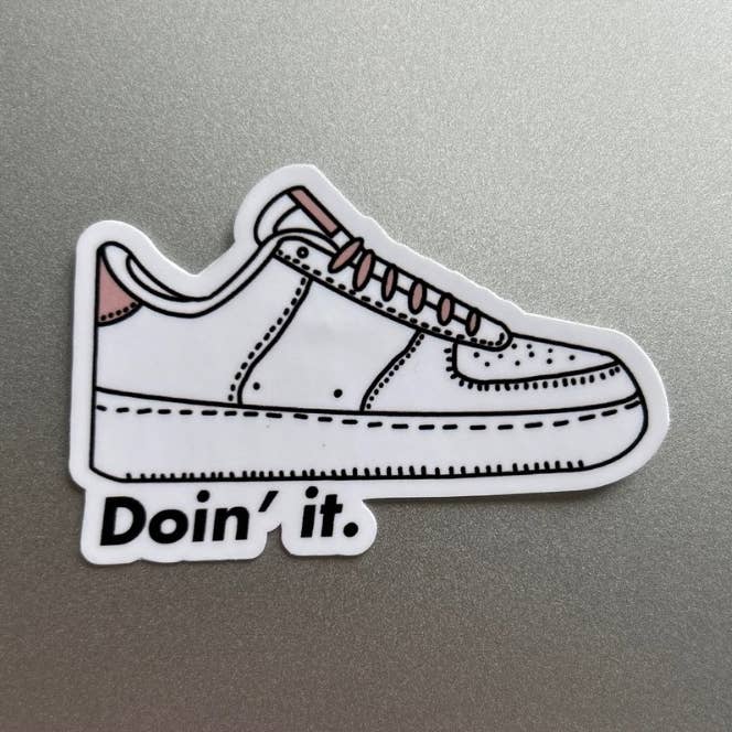 Doin' It Sticker for wholesale by Under This Moon Designs