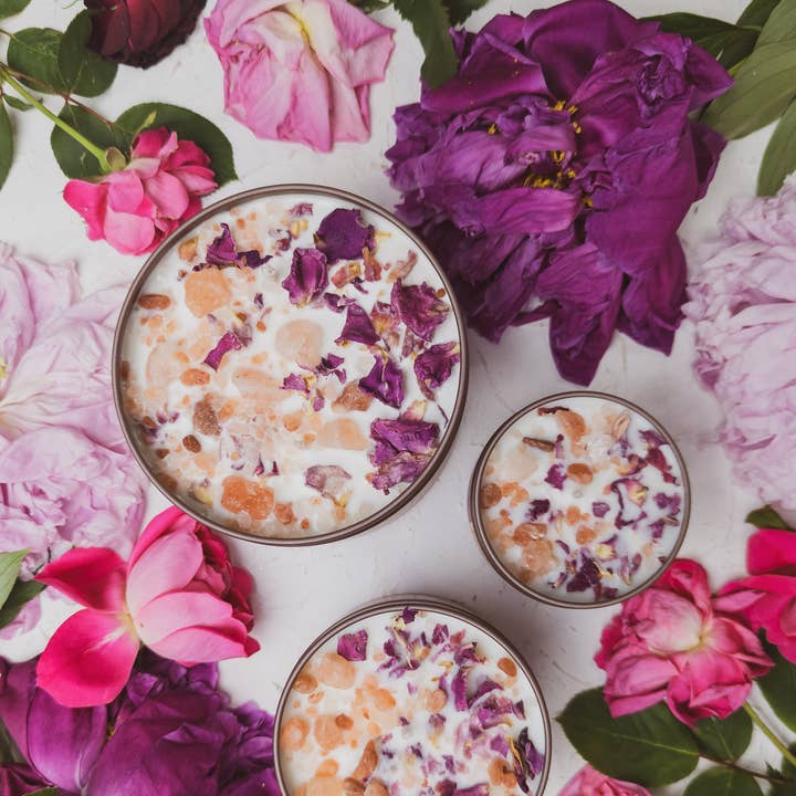 Love Notes Soy Candle Rose Petals Pink Himalayan Salt Flower and other Purchase wholesale himalayan salt. Free returns & net 60 terms on Faire trending on Faire.