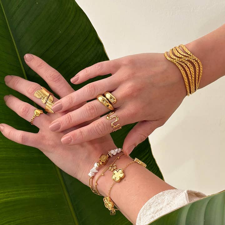 BYREN | ÉLINE L'ATELIER - Wholesale Band/Stacked Ring - Stainless steel rings 424AQ1482