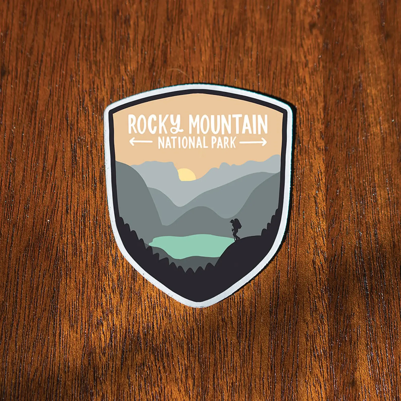 Colleen Goldhorn Creative Co - Wholesale Sticker - Rocky Mountains National Park Weatherproof Sticker1
