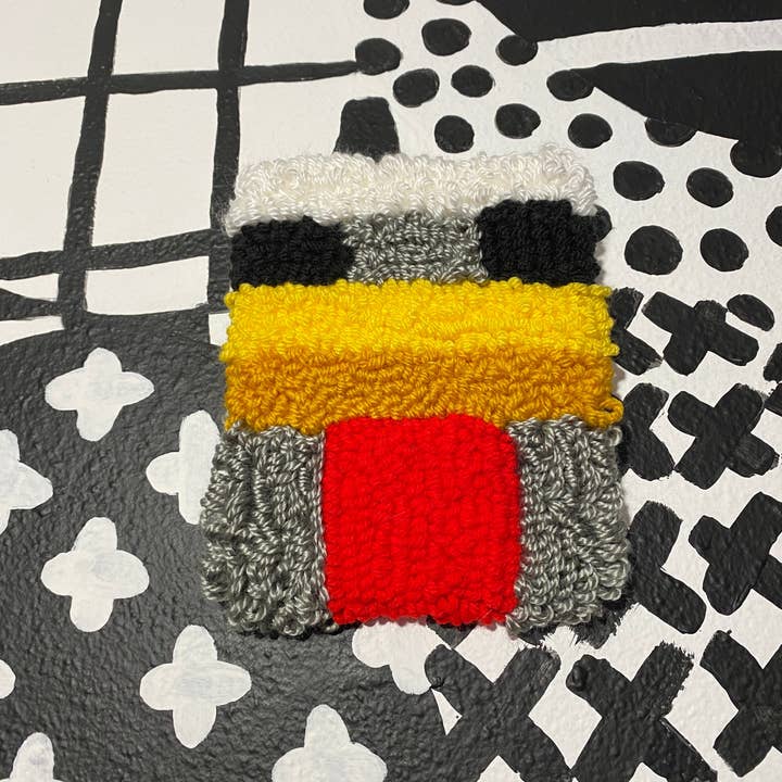 Minecraft Creature Rugs | Wall Hanging or Tabletop Rugs | Chickens, Cats, Salmon for wholesale by Hijinx Mixed Media