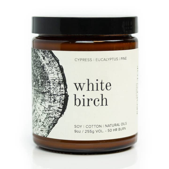 Broken Top Brands - Wholesale Jar/Filled Candle - White Birch 9oz Soy Candle