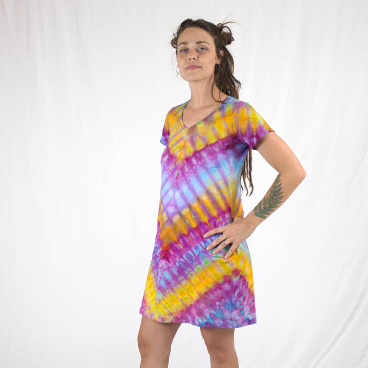Robe T-shirt Beach Daze | Sorbet au Coucher de Soleil pour la vente par Soul Shine Maine
