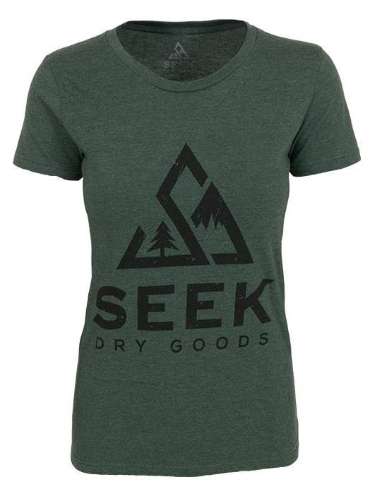 Dame Core Logo T-shirt for engroshandel hos Seek Dry Goods