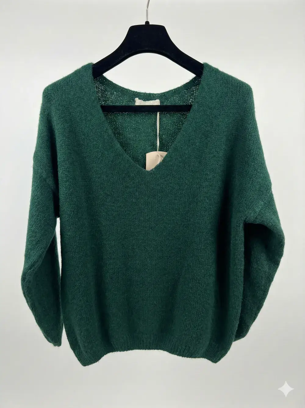 Mimi & Gogo - Vente Pull en maille – femme - Pull uni basique @20127_uni38