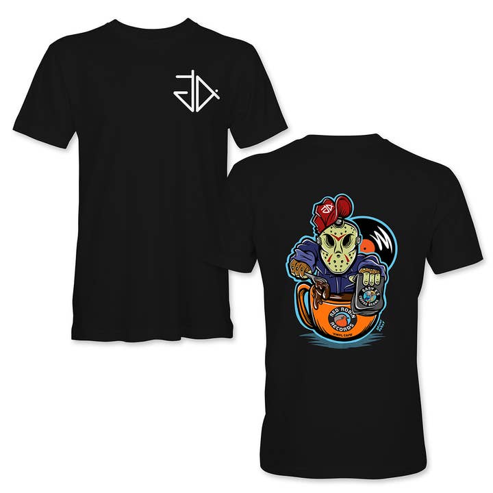 Black Jason Coffee T-Shirt for wholesale on Faire1