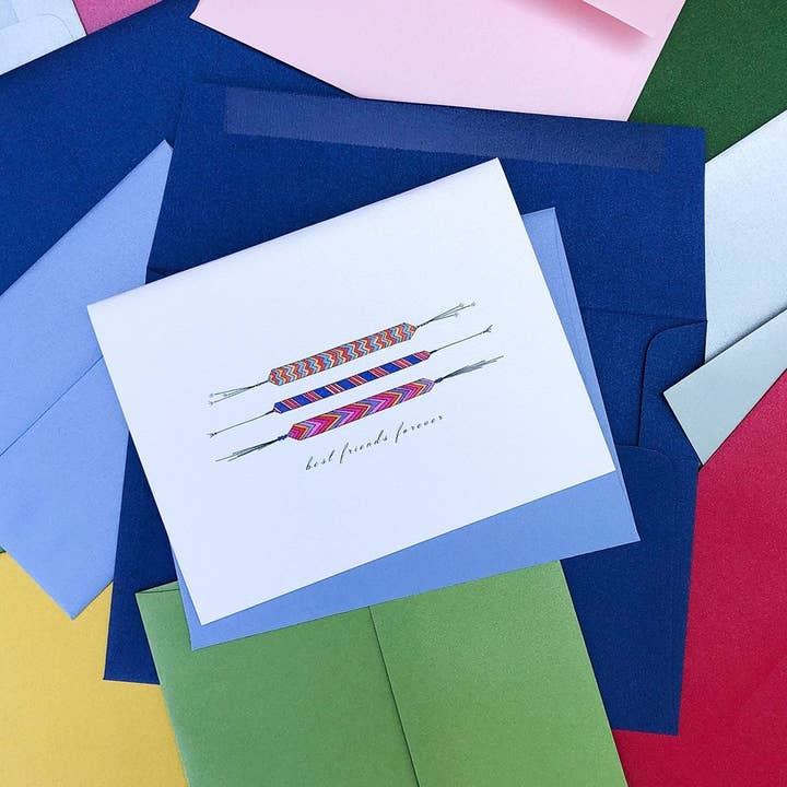 "FRIENDSHIP BRACELETS" FRIENDSHIP CARD for wholesale by LO in LONDON®
