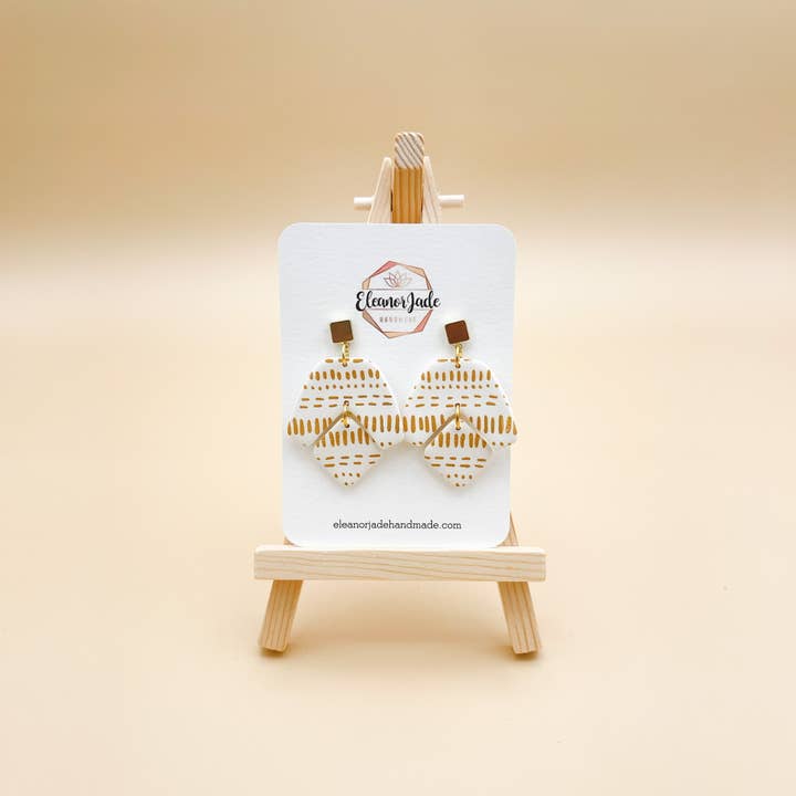 Linha Pontos Ponta de seta Argila Dangle por atacado de Eleanor Jade Handmade