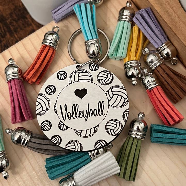 Suchfungoods - Wholesale Keychain - Women's - heart volleyball keychain