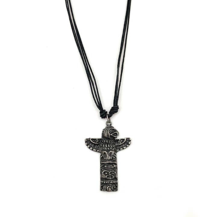 Anju Jewelry - Wholesale Pendant/Charm Necklace - Pewter Necklace - Totem Pole