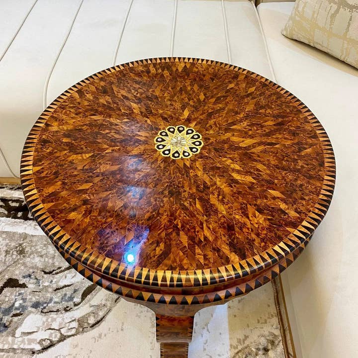 Handcrafted Wooden Table for wholesale by Atlasmusecrafts LLC