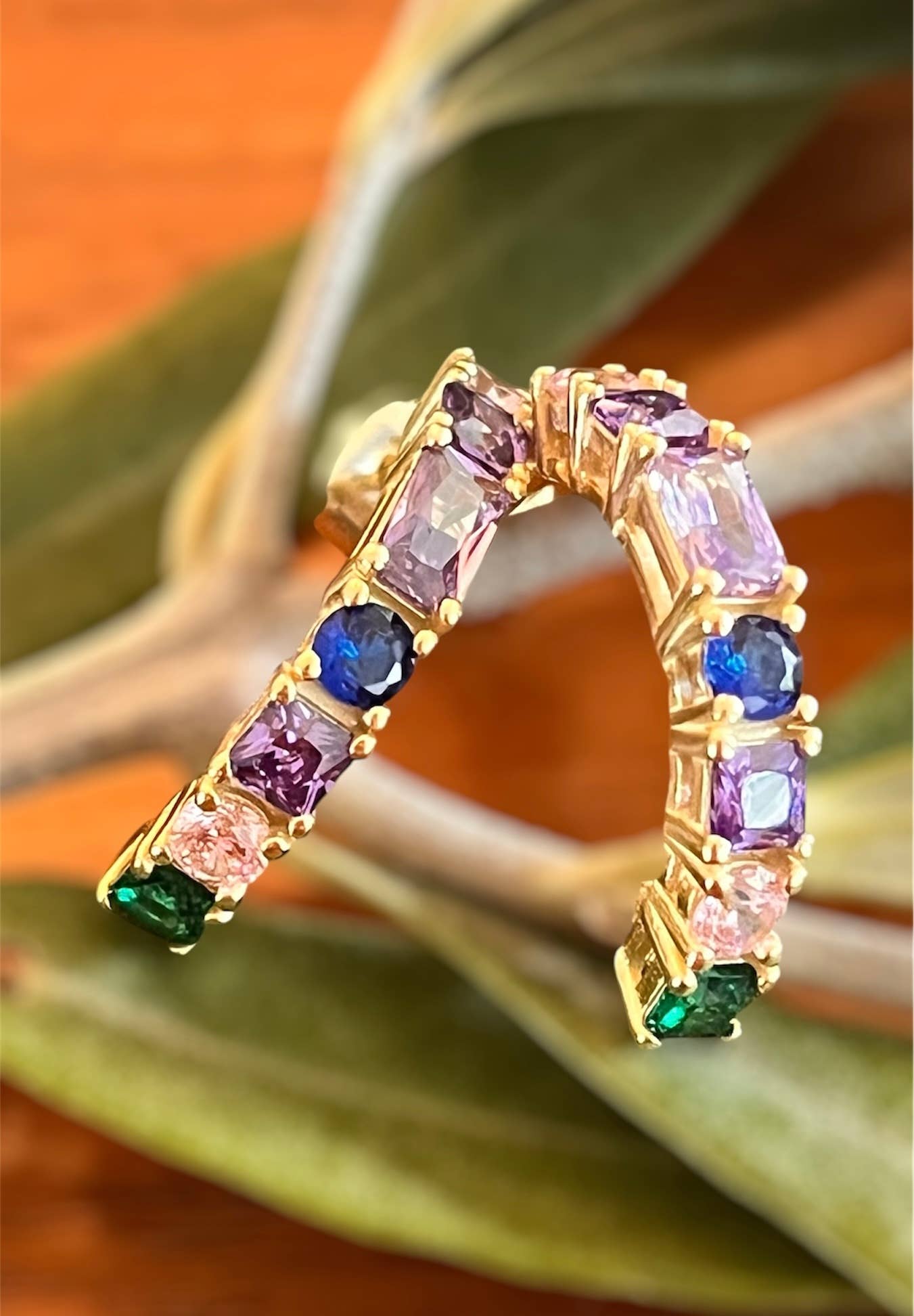 Vivaz - Fine Jewellery - Wholesale Huggie Earrings - Stud Earrings "Kate", gold-plated