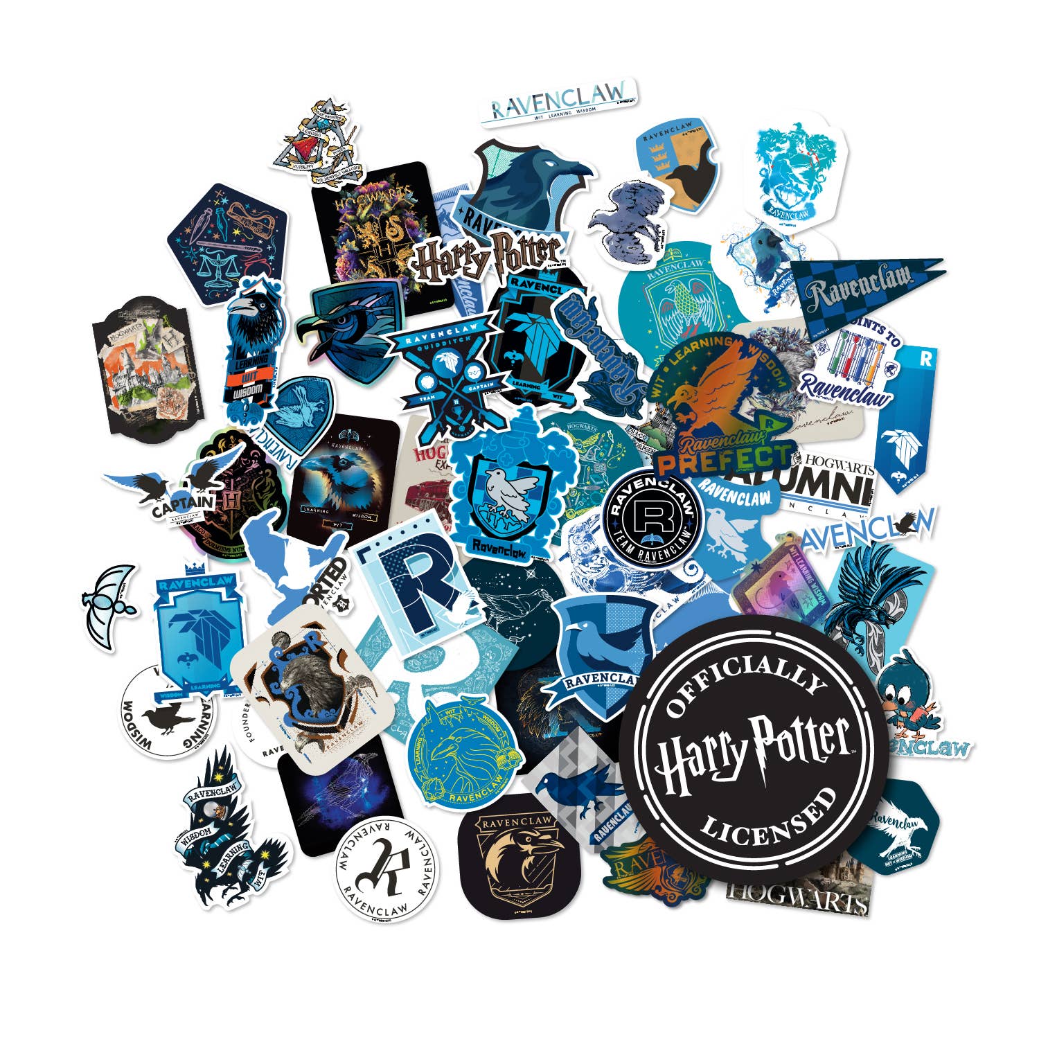 Conquest Journals - Wholesale Sticker - Harry Potter Ravenclaw Decals (60-Pack)0