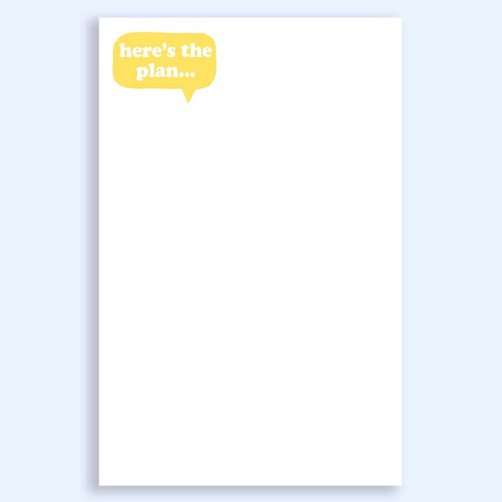 Notitieblok voor spraakballon voor wholesale door The Cornerstone Studio