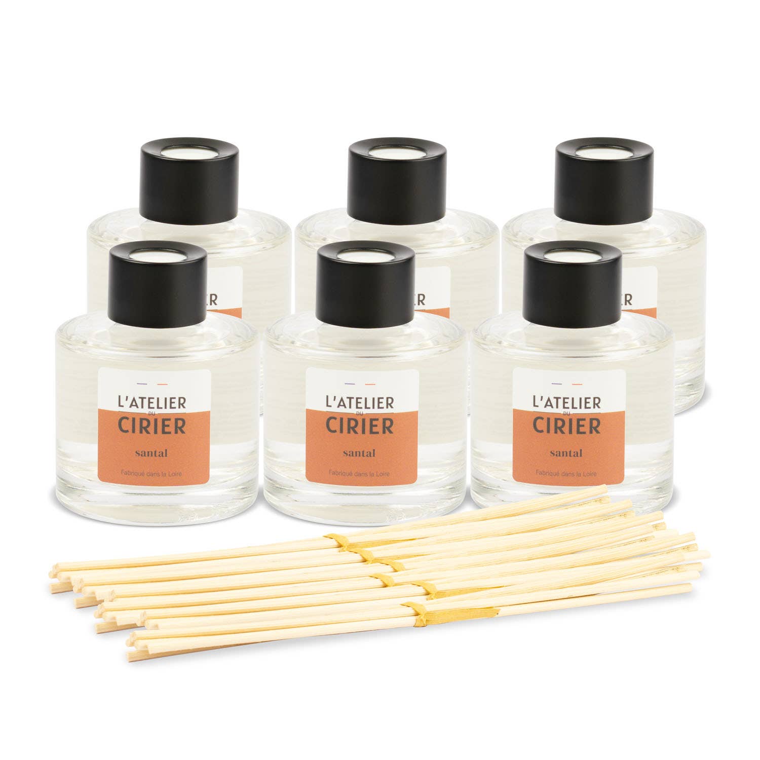 L'atelier du Cirier - Wholesale Reed Diffuser - Sandalwood rattan fragrance diffuser2