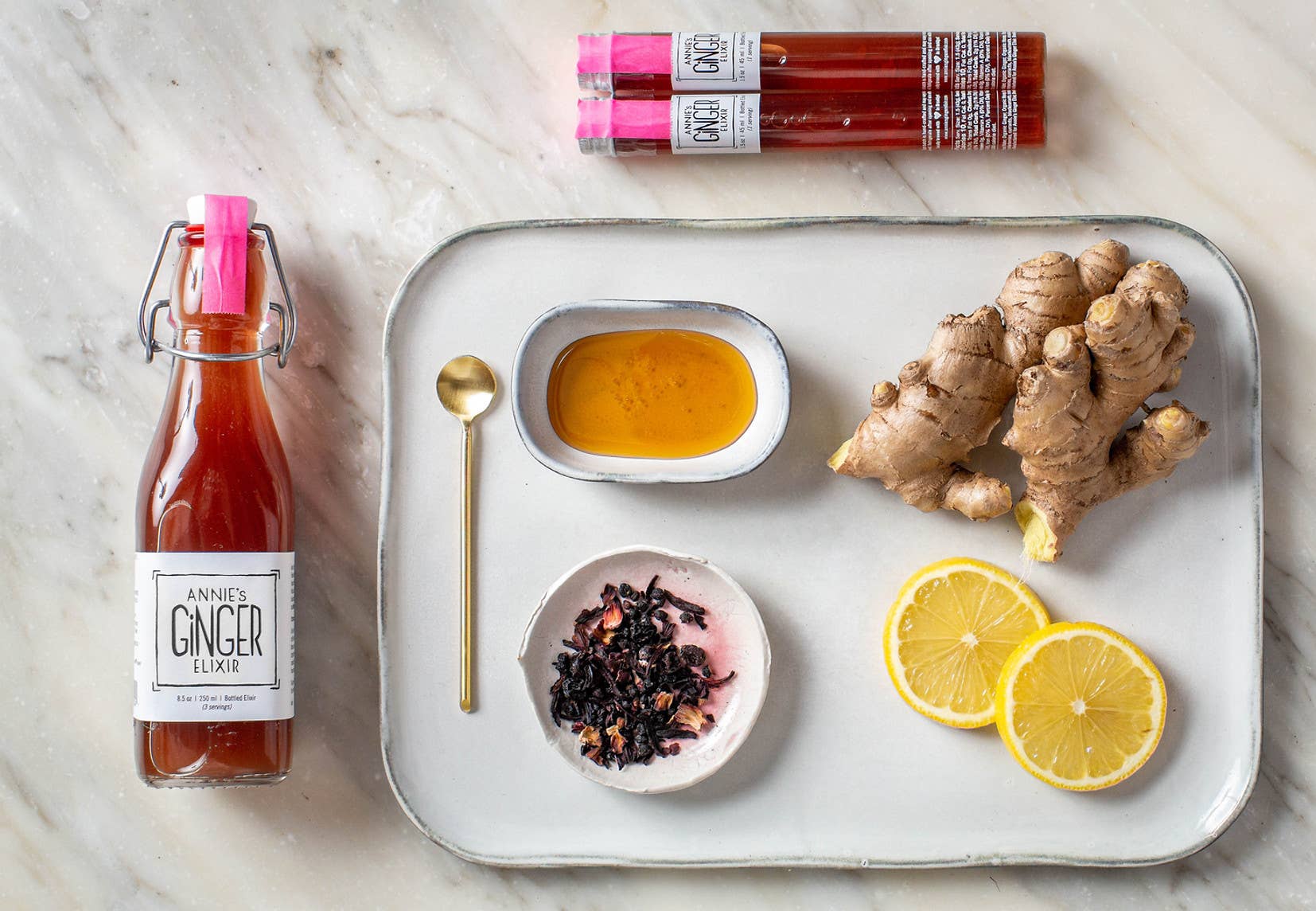 Annie's Ginger Elixir - Wholesale Elixir - Annie's Ginger Elixir 34oz/4pk - Health & Immunity Boost2