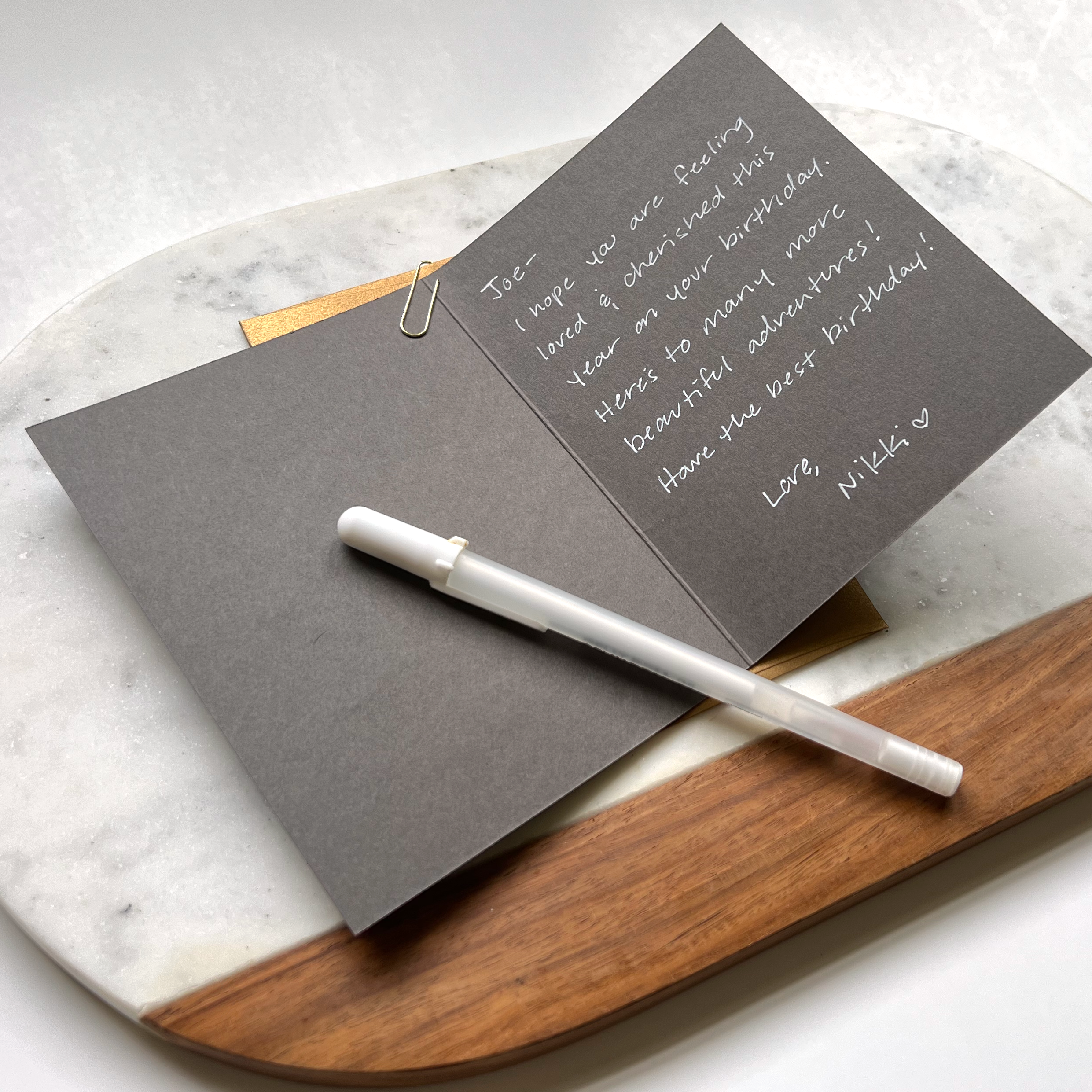 Lake Erie Design Co. - Wholesale Birthday Card - Another Year of Adventures Birthday - Gold Foil Card3