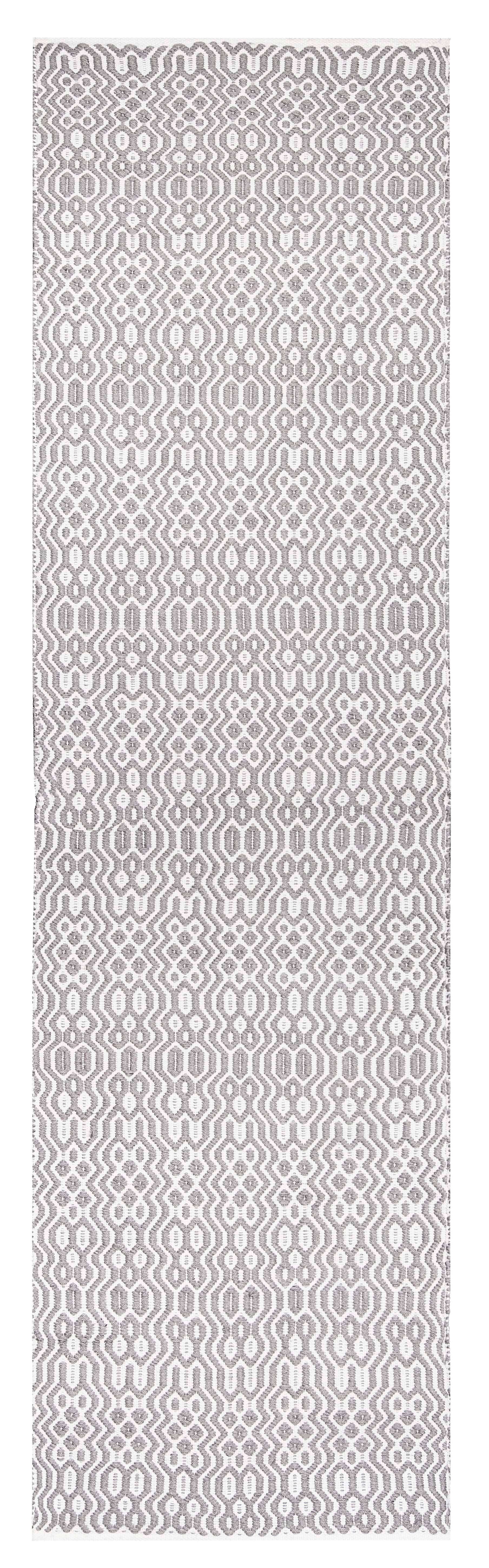 Santi Green and Grey Traditional Distressed Washable Rug