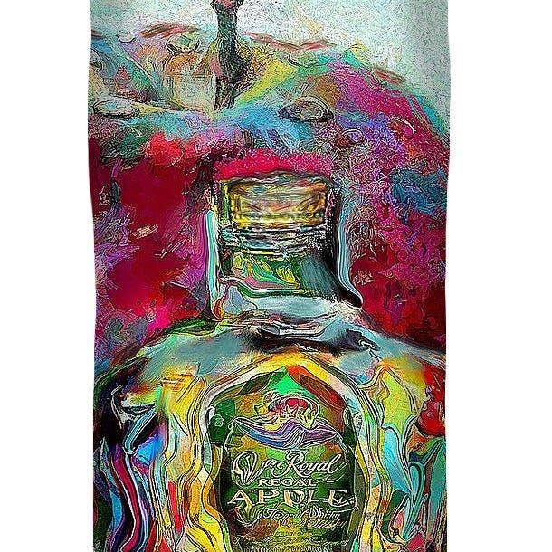 Crown Royal Apple - Duvet Cover for wholesale by Drunk Girl Art