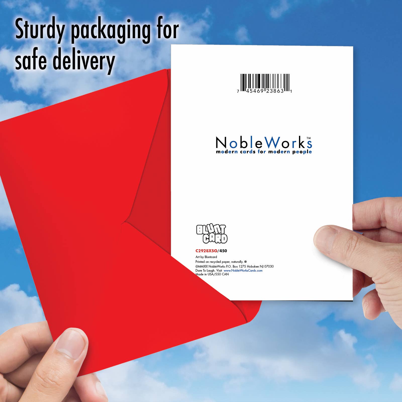 NobleWorks – postal de Natal por atacado – Cartão de Natal - Presentes devolvidos3