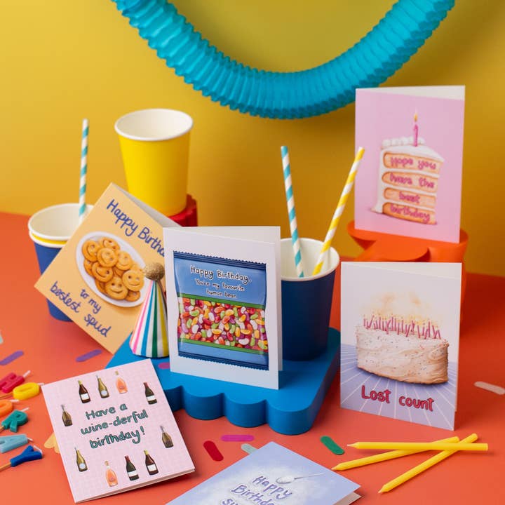 Katie Tinkler illustration - Wholesale Birthday Card - Happy Birthday Sugar Tits - Funny Birthday Card3