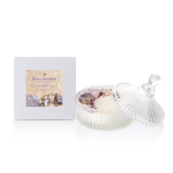 Silk oil of Morocco - Wholesale Jar/filled candle - Spellbound Crystal Candle - Extra Large7