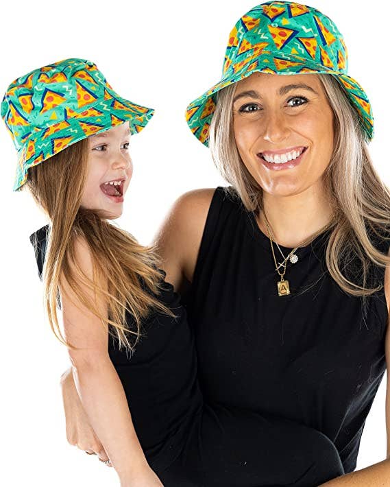 Funky Junque - Vendita all'ingrosso Cappello da pescatore - Donna - Cappello da pescatore per adulti - Pizza Print3