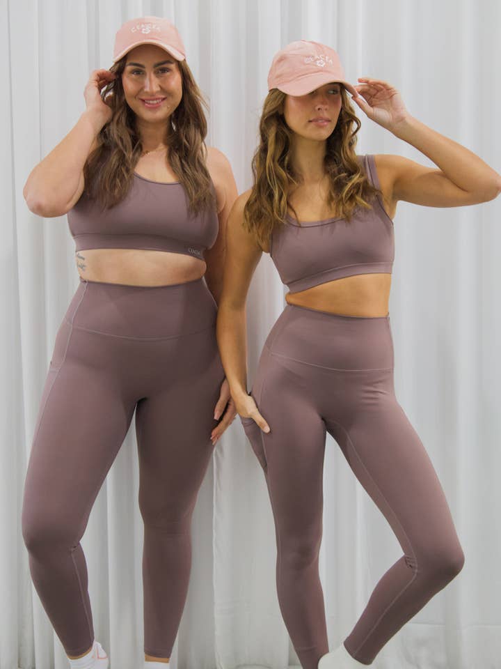 CEACEA SWIMWEAR, ACTIVEWEAR, KIDS SWIM - Wholesale Athletic/lounge leggings – Women's - FULL LENGTH LEGGINGS - COCOA7