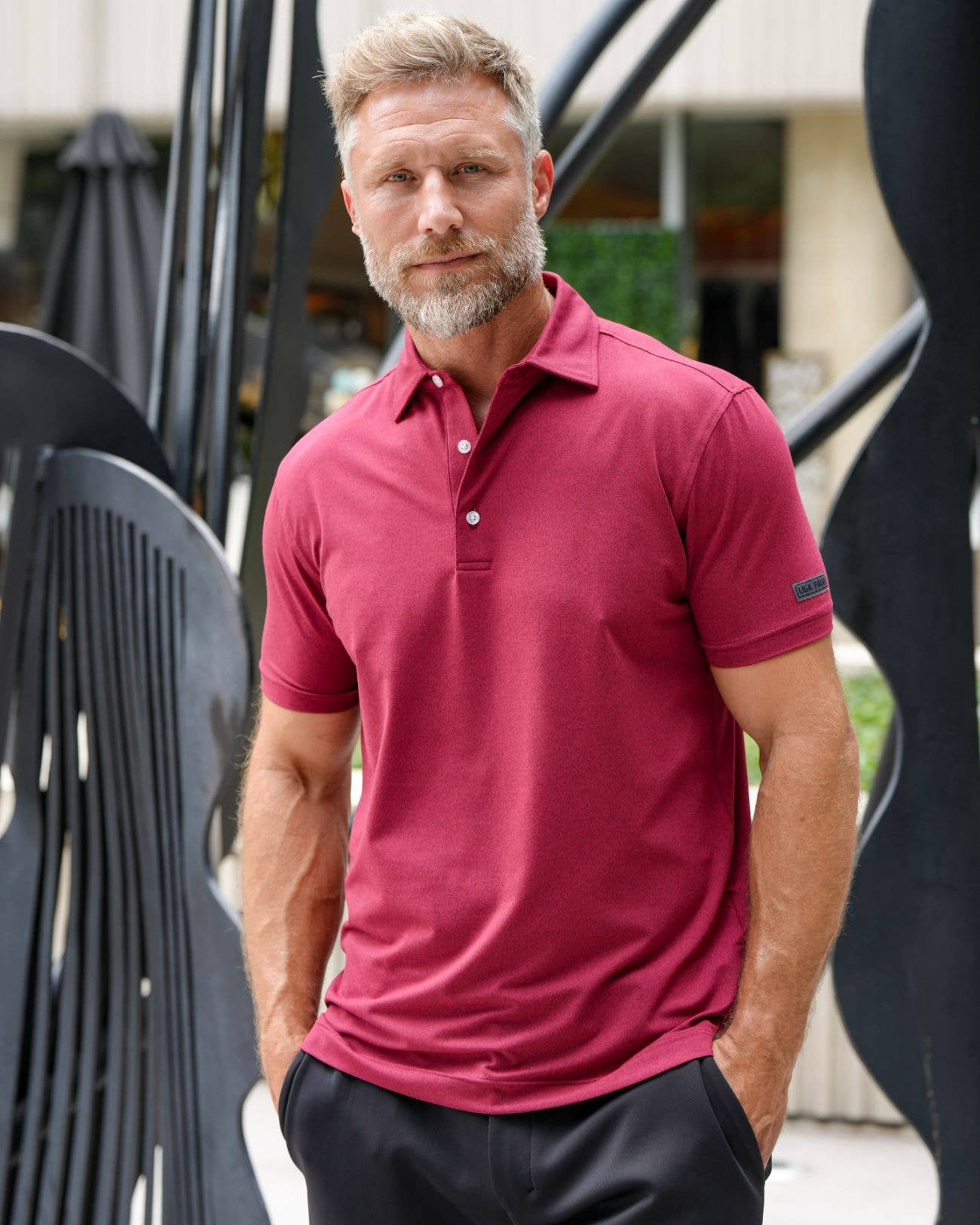 USA Palm - Wholesale Polo - Men's - Heathered Polo51