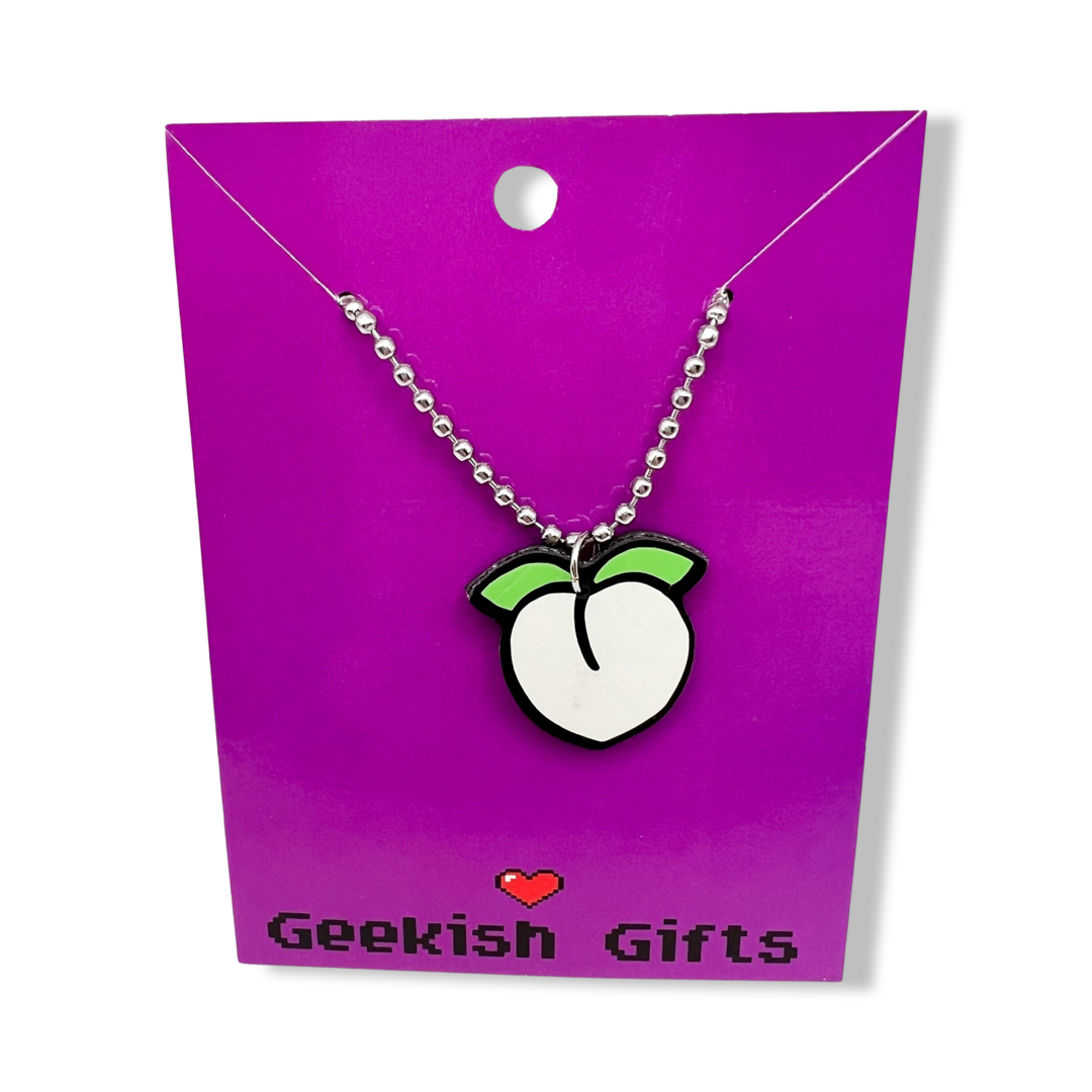 Geekish Gifts - Venta al por mayor Collares con colgantes/abalorios - Collar de melocotones con cambio de color UV2