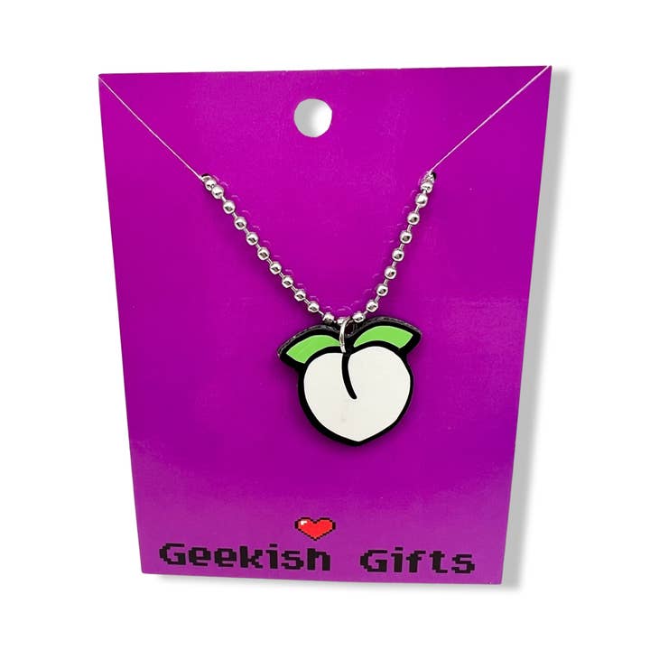 Geekish Gifts - Venta al por mayor Collares con colgantes/abalorios - Collar de melocotones con cambio de color UV2