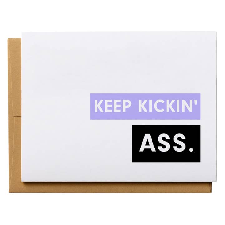 Keep Kickin' Ass for wholesale by Habitude Paper