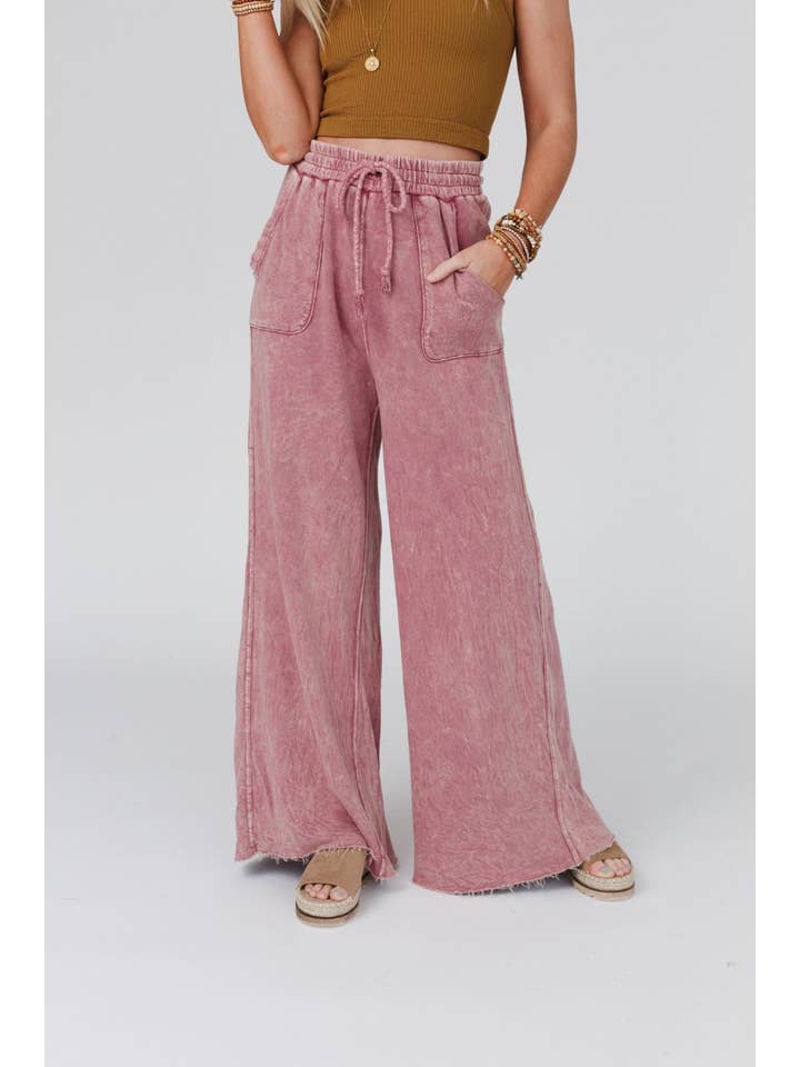 Three Bird Nest - Wholesale Pants - Women's - Relaxing Robin Wide Leg Pant - New Mauve6