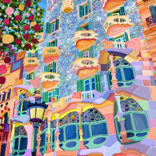 Pieces & Peace - Wholesale Puzzle - Adult - 1000 Piece Puzzle - Beautiful Barcelona1