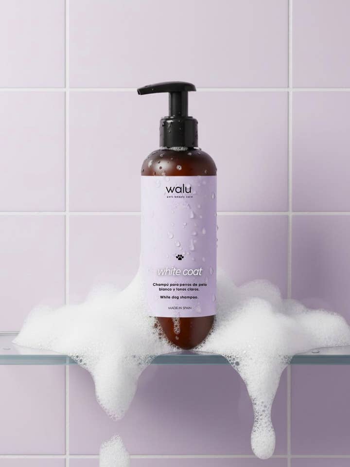 Champú para perros de pelo blanco para venta al por mayor de Walu Pets