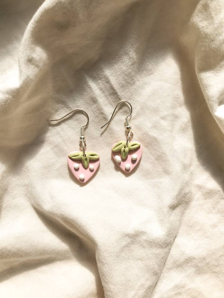 Strawberry Earrings for wholesale by Goobaclayco
