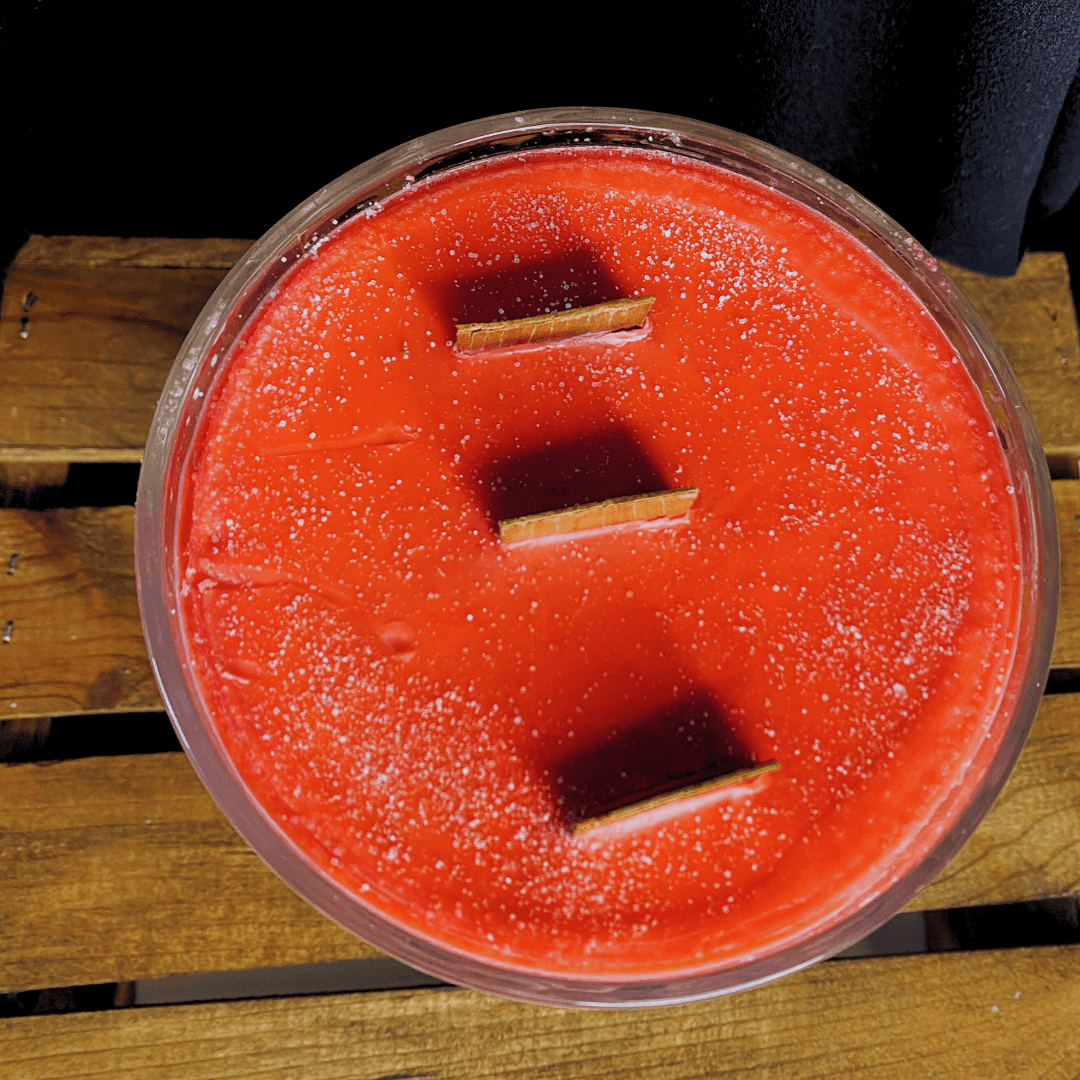 Aroma On The Rocks - Wholesale Novelty Candle - Triple Berry Twist Full Glass1