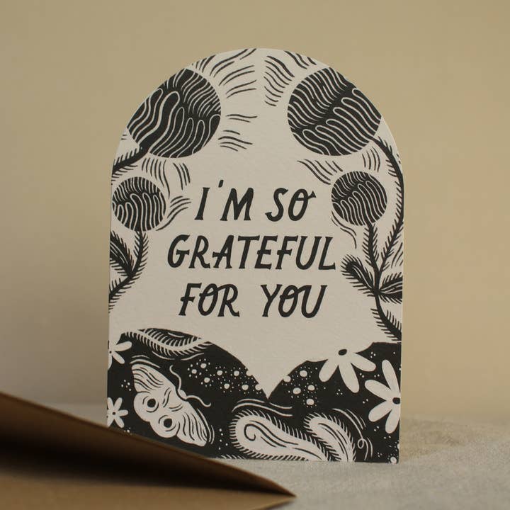 Lauren Marina - Wholesale Thank You Card - 'I'm So Grateful For You' Thank You Card0