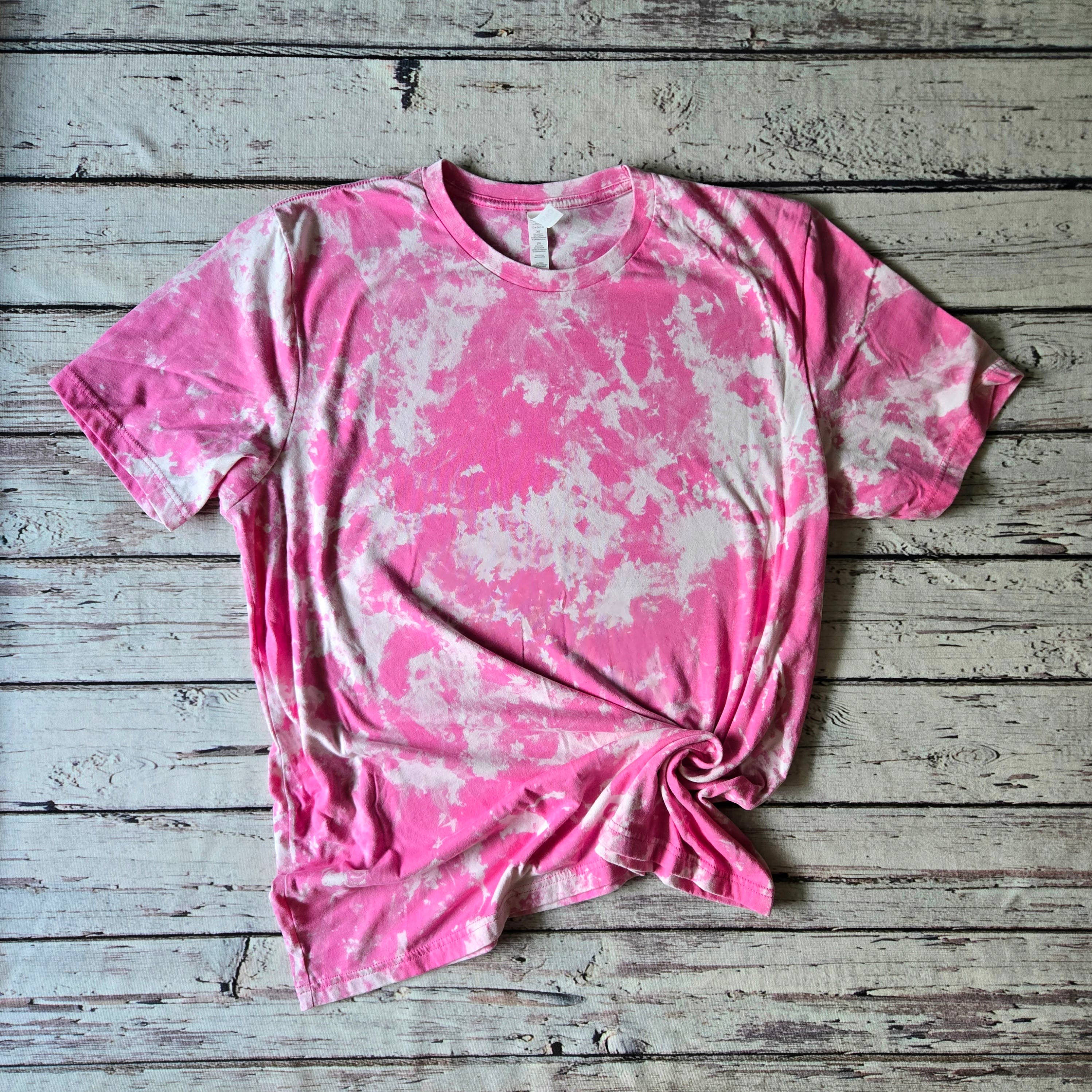 Shirts & Giggles - Wholesale T-Shirt - Women's - Bella+Canvas® Blank Scrunch Bleached T-Shirt, Unisex Tee12