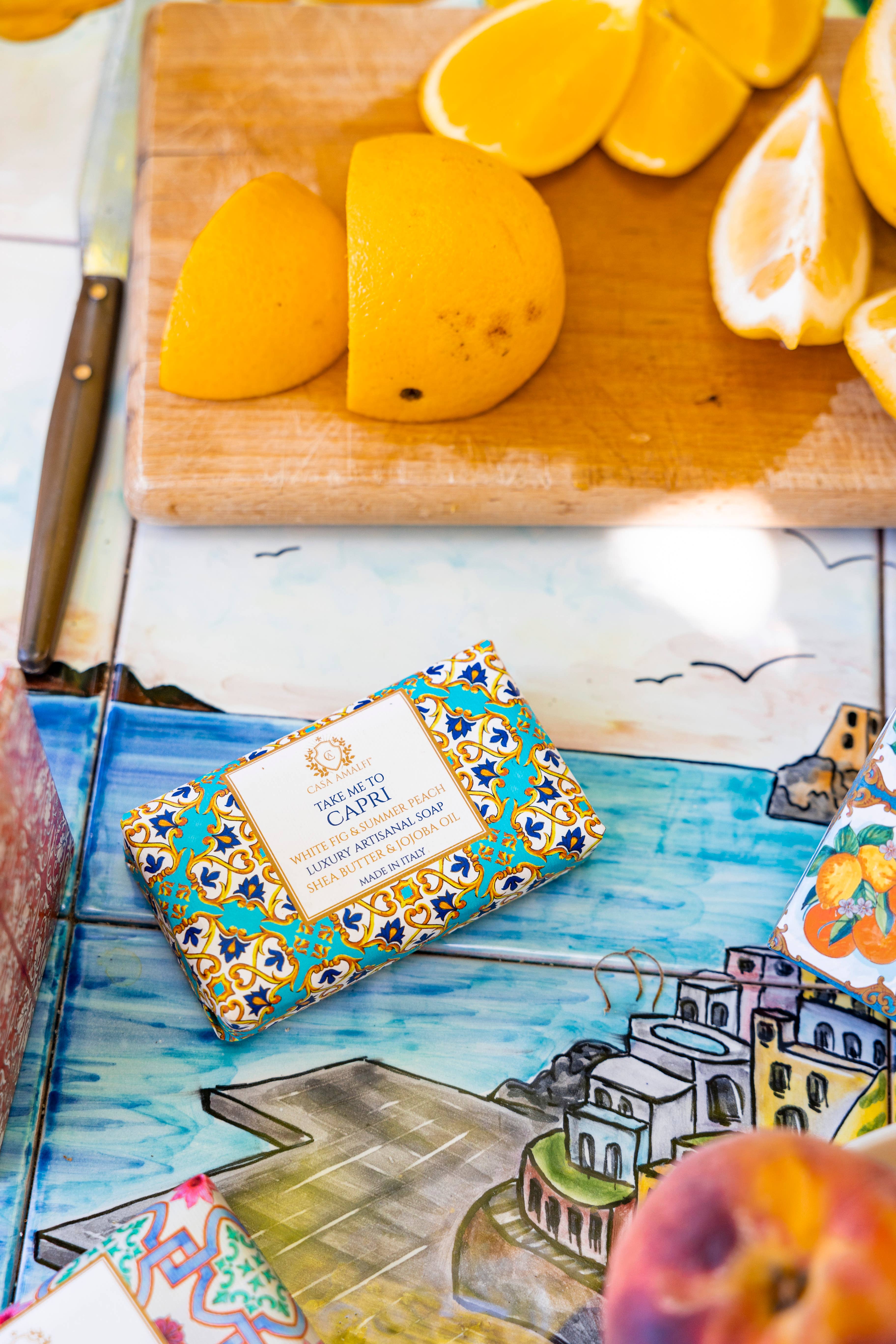 Casa Amalfi - Wholesale Bar Soap - Take Me To Capri - White Fig & Summer Peach Bar Soap4