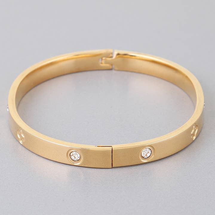 GCL Bejeweled Clover Bracelet for wholesale on Faire