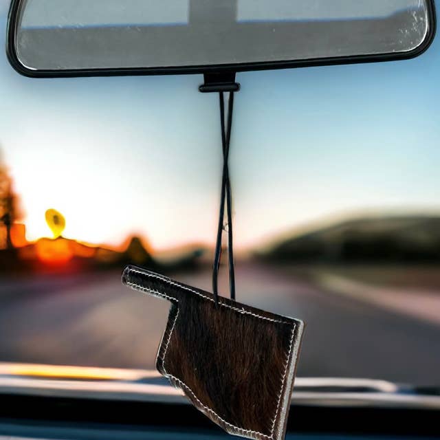 reSCENTit ~ Red Dirt Leather - Wholesale Car Freshener - Unisex - 2P-HAIR ON HIDE reSCENTable CHARMS 14