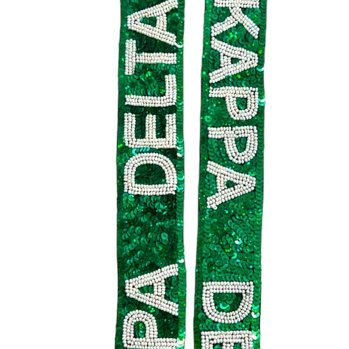 Curated Threads Greek - Venta al por mayor Accesorio para bolsos/monederos - Mujer - Correas de lentejuelas para monedero Sorority10