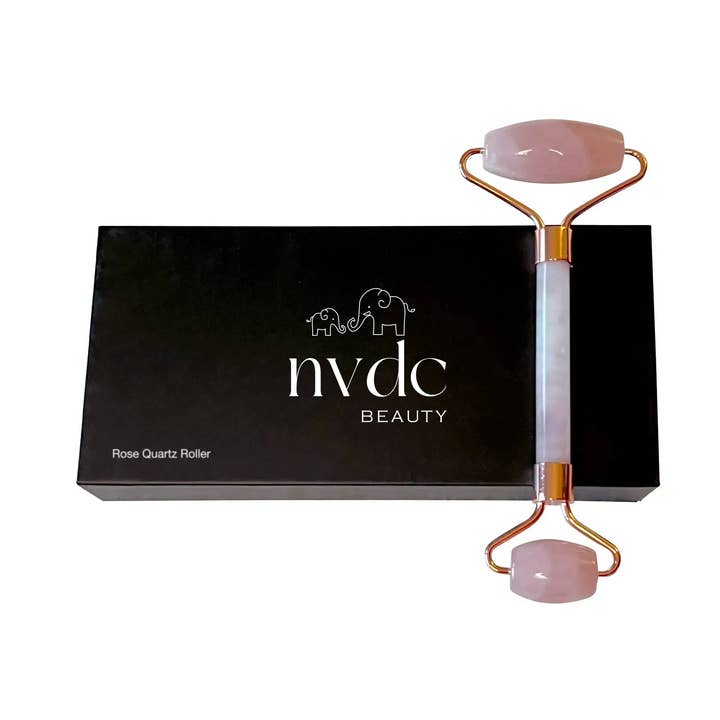 Rose Quartz Roller for wholesale by NVDC Beauty