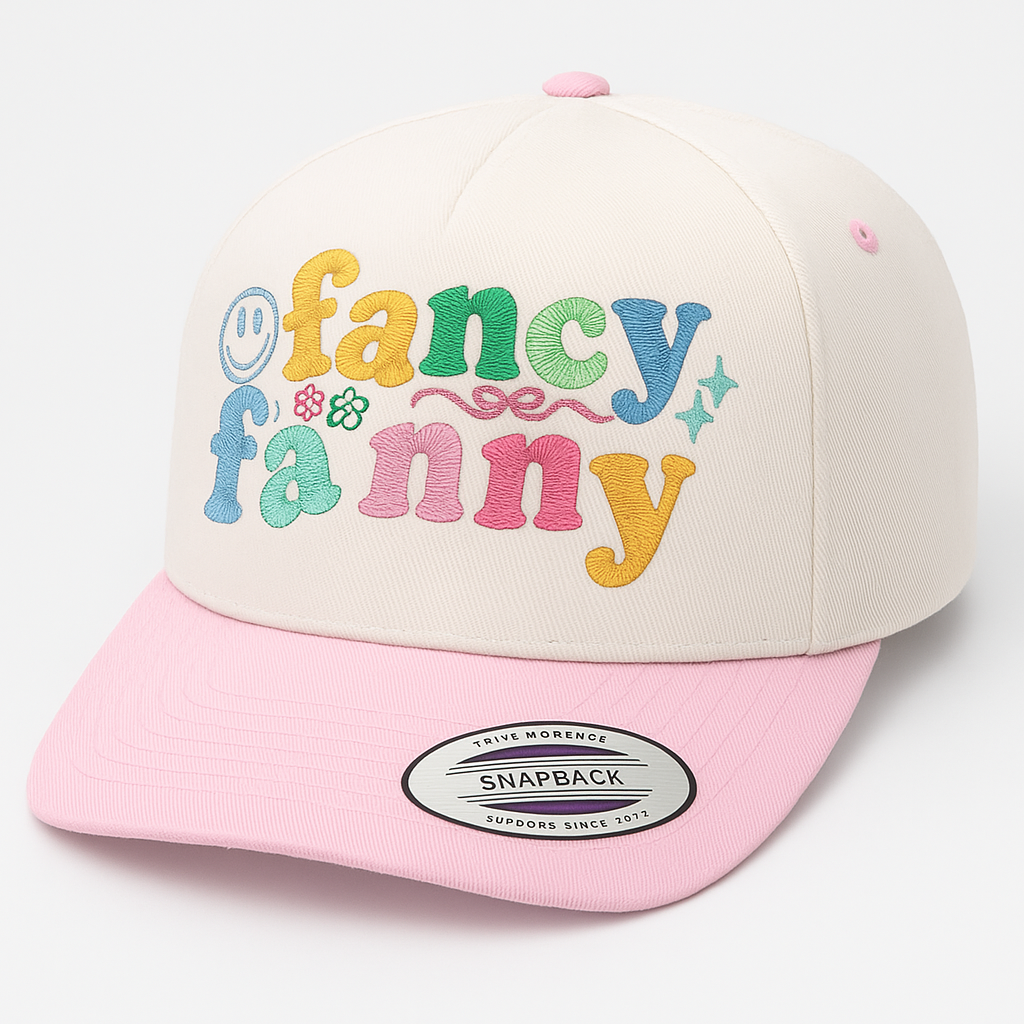 Fancy Fanny - Wholesale Trucker Hat - Unisex - custom hat, embroidery hat, two tone city hat, personalized 3