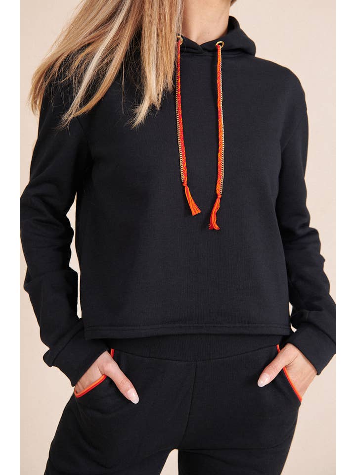 INADEA - Wholesale Hoodie - Maternity - ALIYAH Black Hoodie3