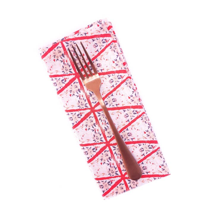 90 West Linen Co. - Wholesale Dinner & Cloth Napkin - Romantic Floral Cloth Napkins, Set of 41