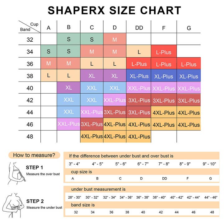 SHAPERX - Wholesale Bra - Women's - SHAPERX Women's Deep V  Wireless Everyday Bras3
