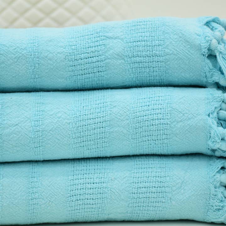 Tyrkisk badehåndklæde, EKSTRA BLØDT tyrkisk håndklæde turkis for engroshandel hos Organic Turkish Towels